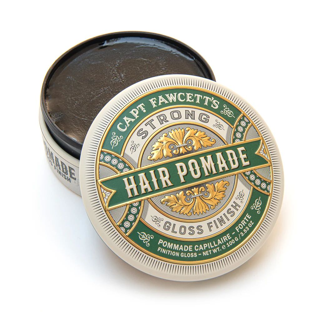 Captain Fawcett Strong Hold Pomade (Green) 100g