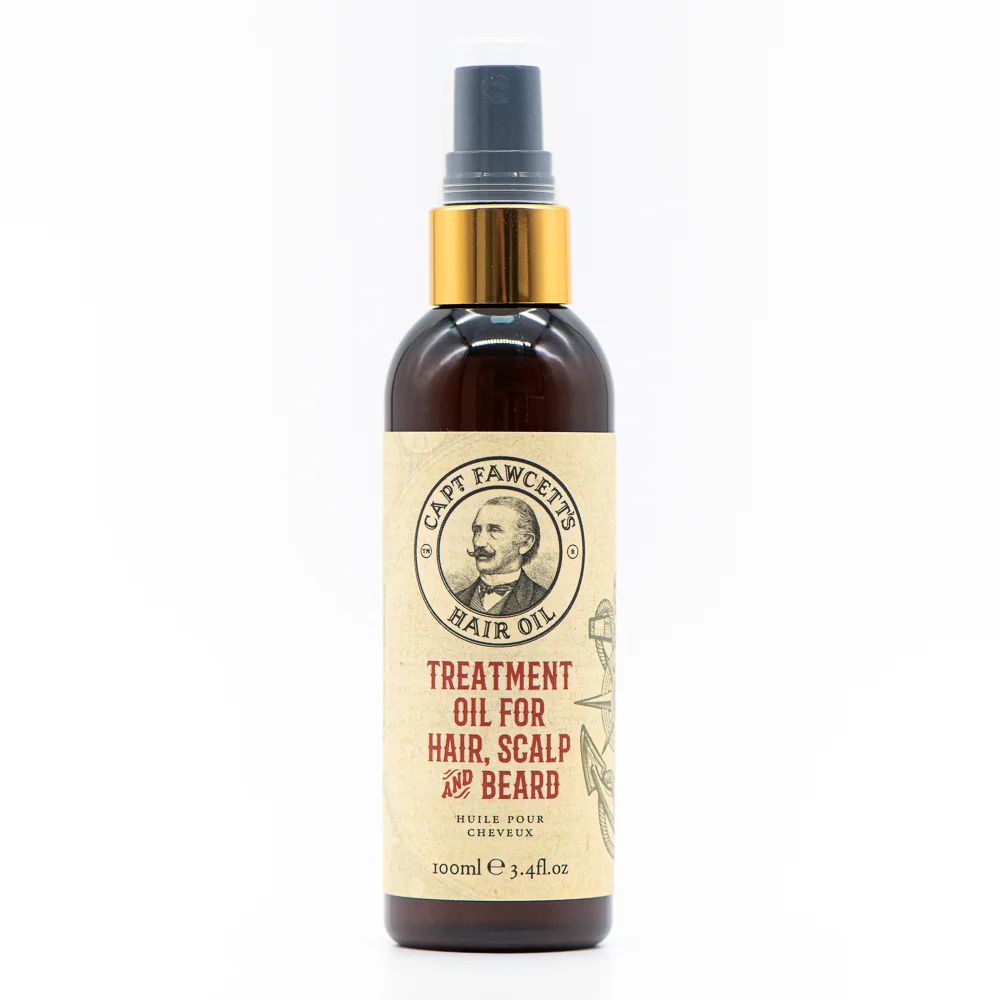 Captain Fawcett Treatment Oil For Hair, Scalp and Beard 100ml