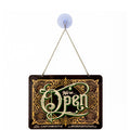 Captain Fawcett Open & Closed Sign