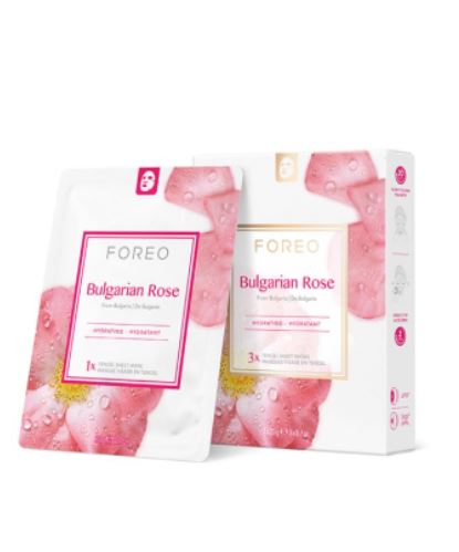 Foreo Farm to Face Bulgarian Rose Hydrating Tencel Sheet Mask x3