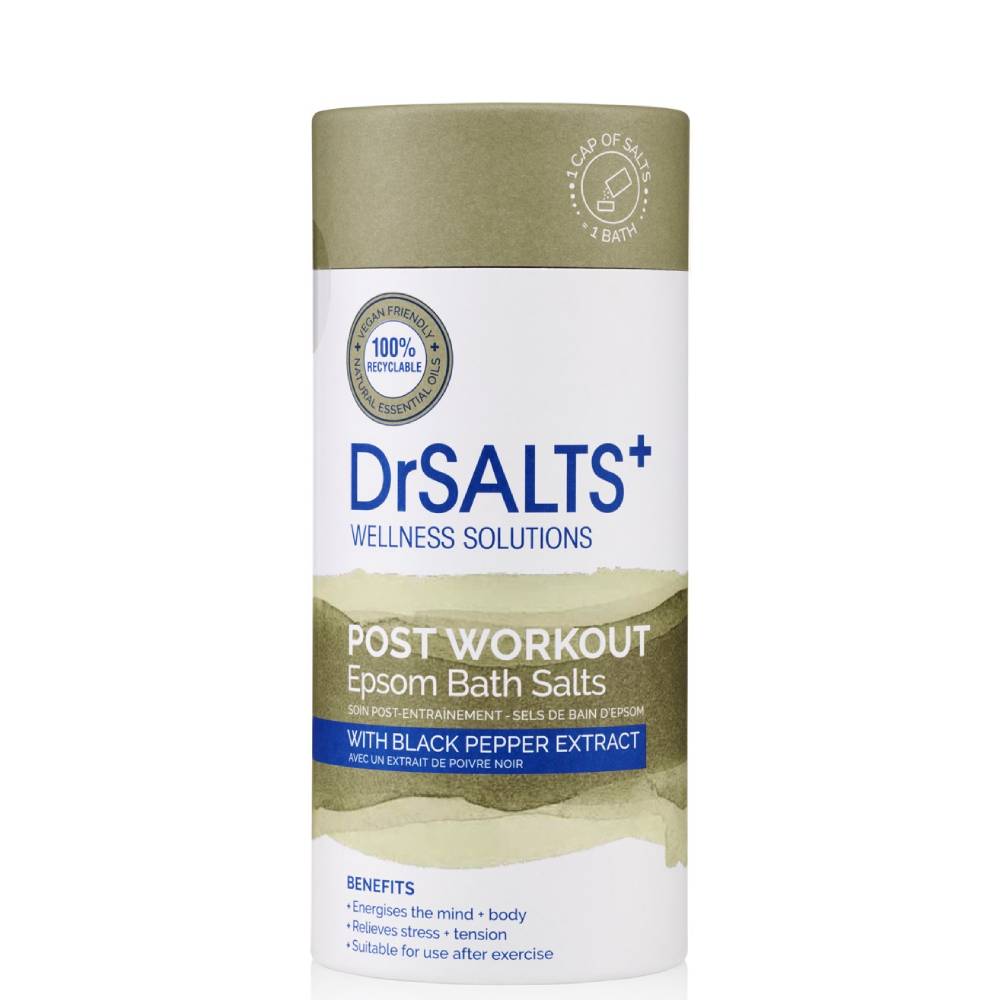 DrSALTS+ Post Workout Epsom Bath Salts 750g