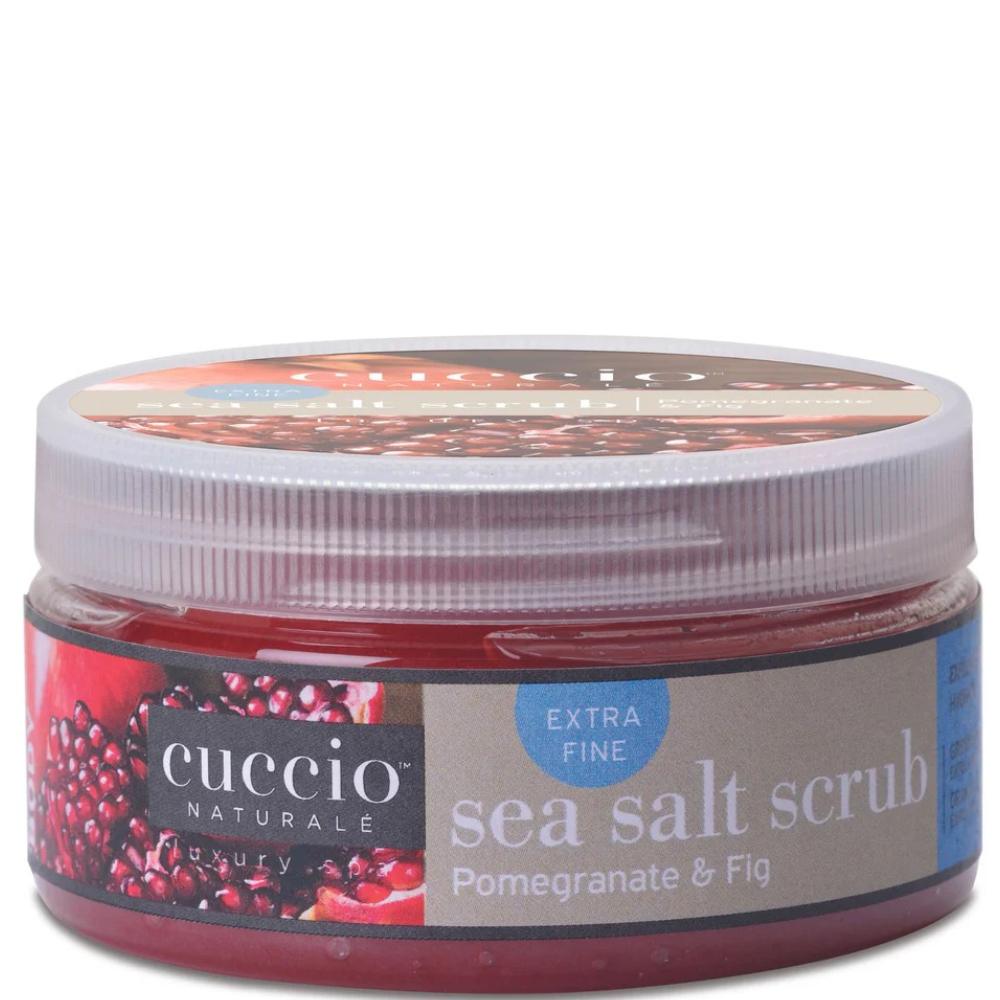 Cuccio Moisturising Exfoliant Sea Salts Pomegranate & Fig 240g