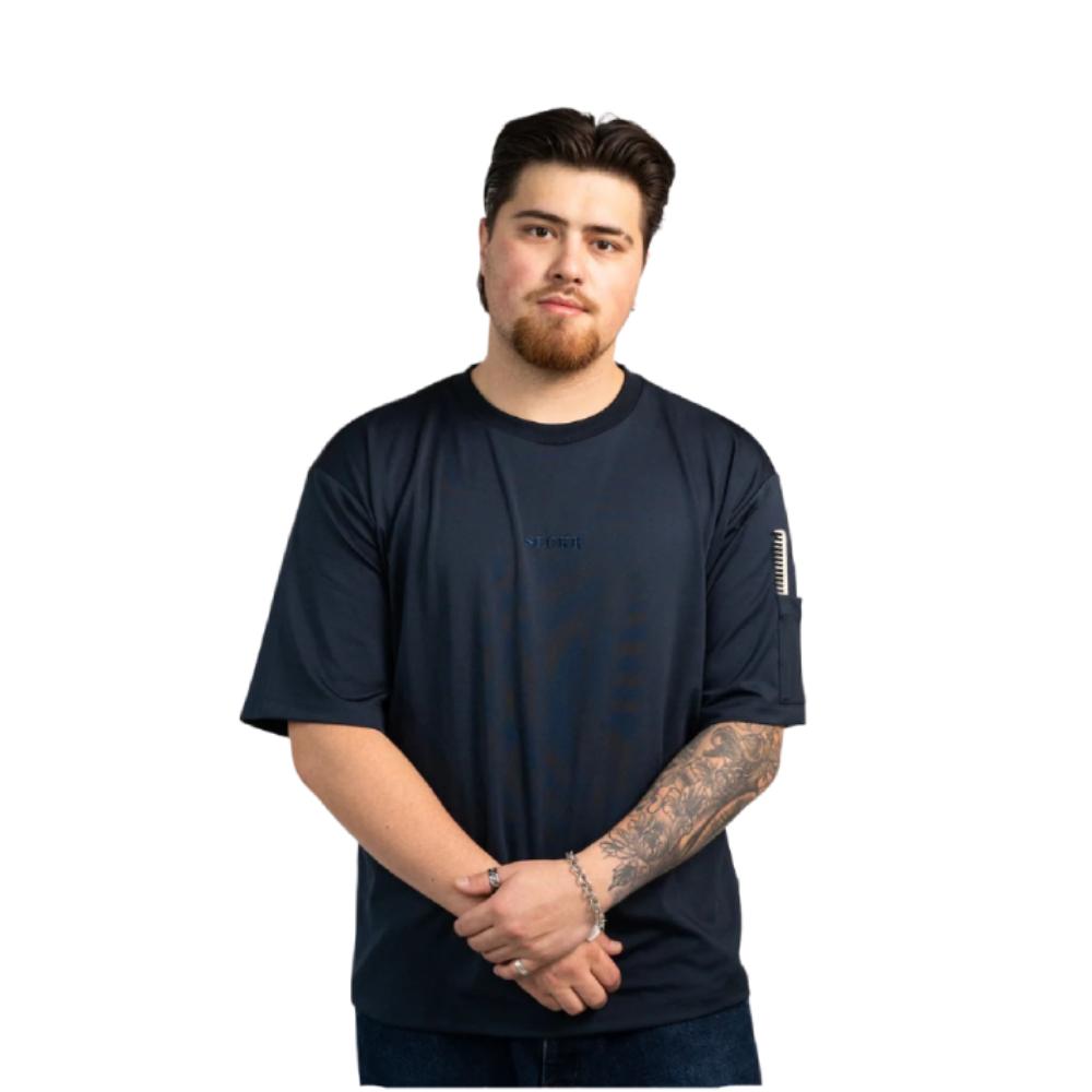 SLCKR The Shop Tee Navy T Shirt