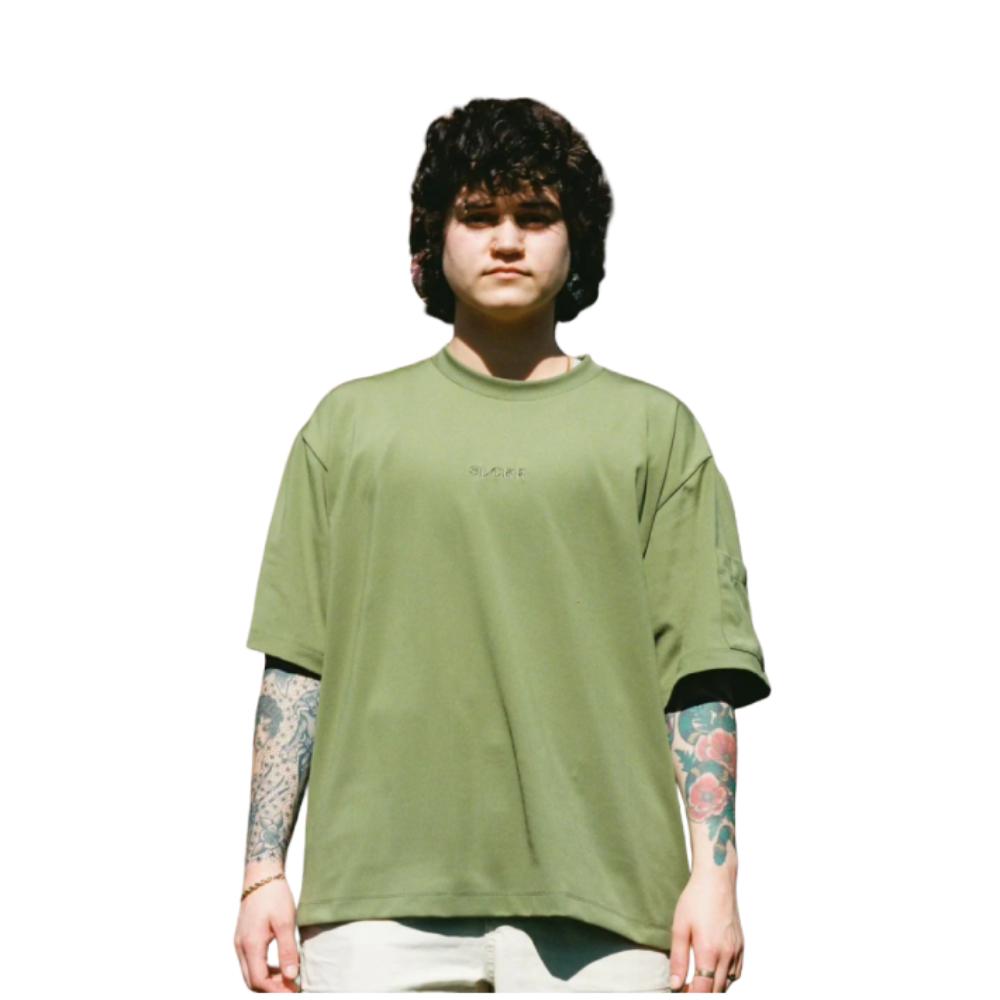 SLCKR The Shop Tee Olive T Shirt