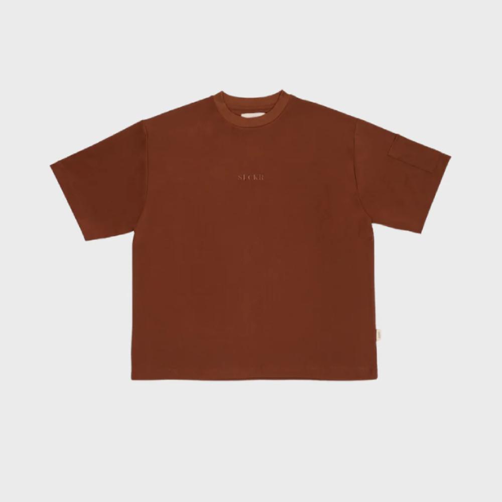 SLCKR The Shop Tee Mocha T Shirt