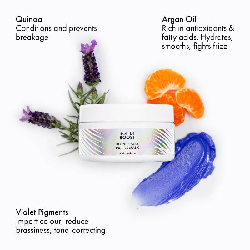 BondiBoost Blonde Baby Purple Mask 250ml