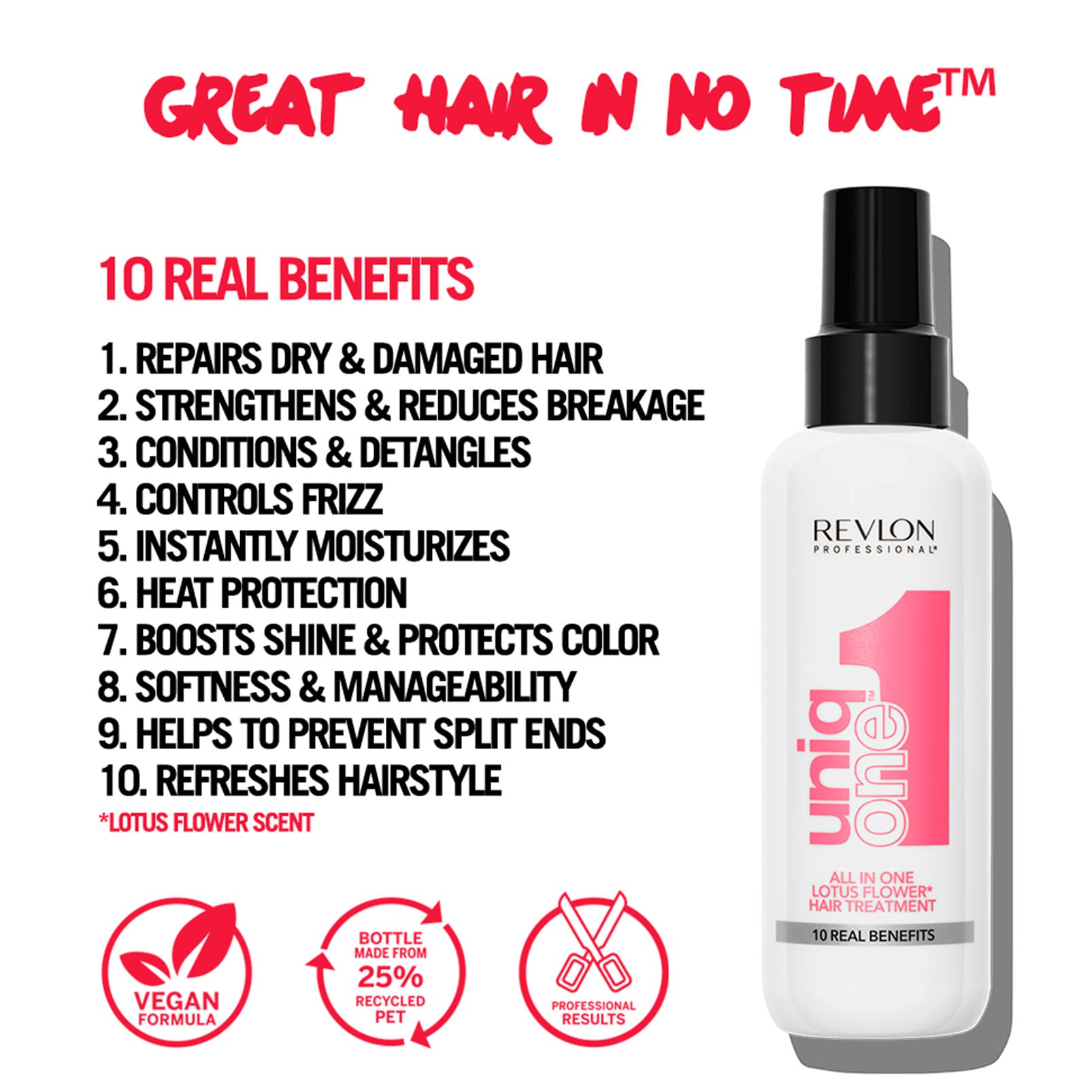 Revlon UniqOne All In One Hair Treatment Lotus Flower 150ml