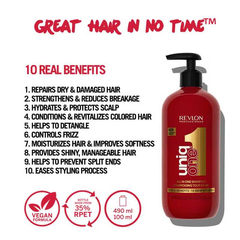 Revlon UniqOne Original Shampoo 490ml