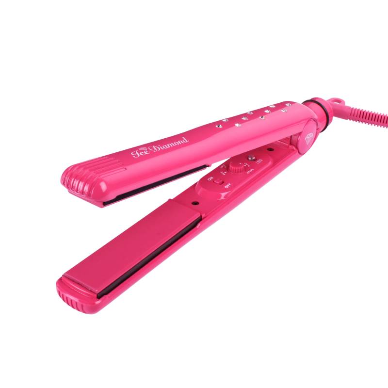 Ice Diamond Professional Hair Straightener Pink