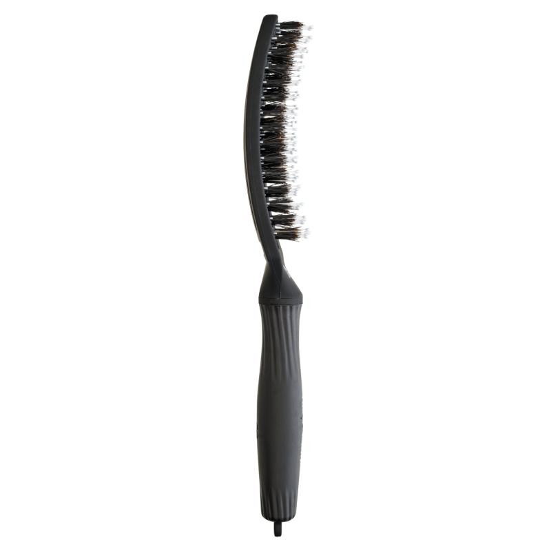 Olivia Garden Fingerbrush Care Iconic Boar & Nylon Full Black Medium