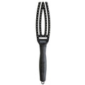 Olivia Garden Fingerbrush Care Iconic Boar & Nylon Full Black Small