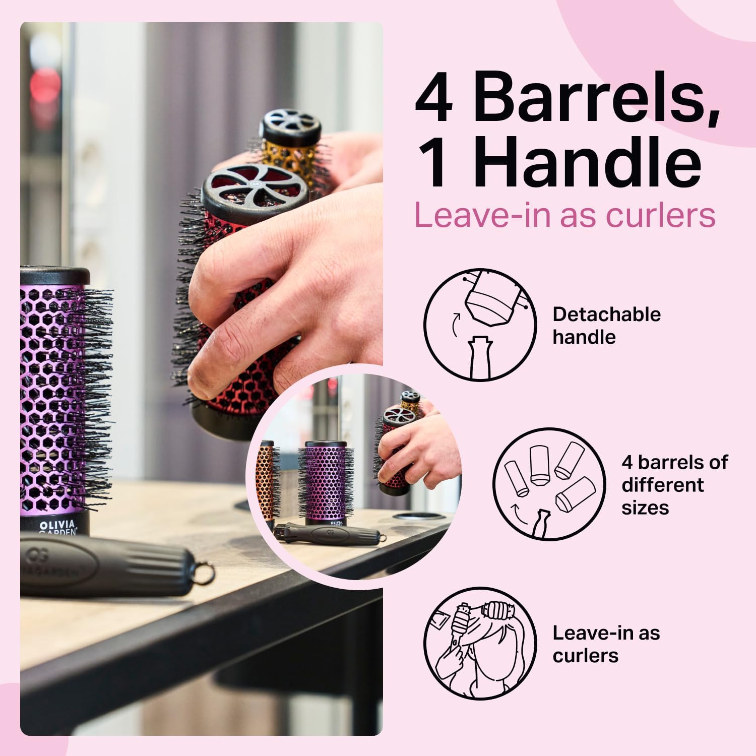 Olivia Garden Multibrush Travel Starter Kit