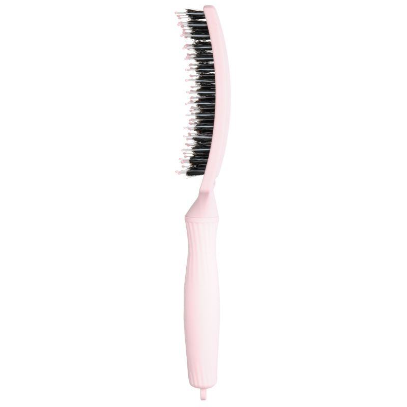 Olivia Garden Fingerbrush Boar & Nylon Pastel Pink Medium