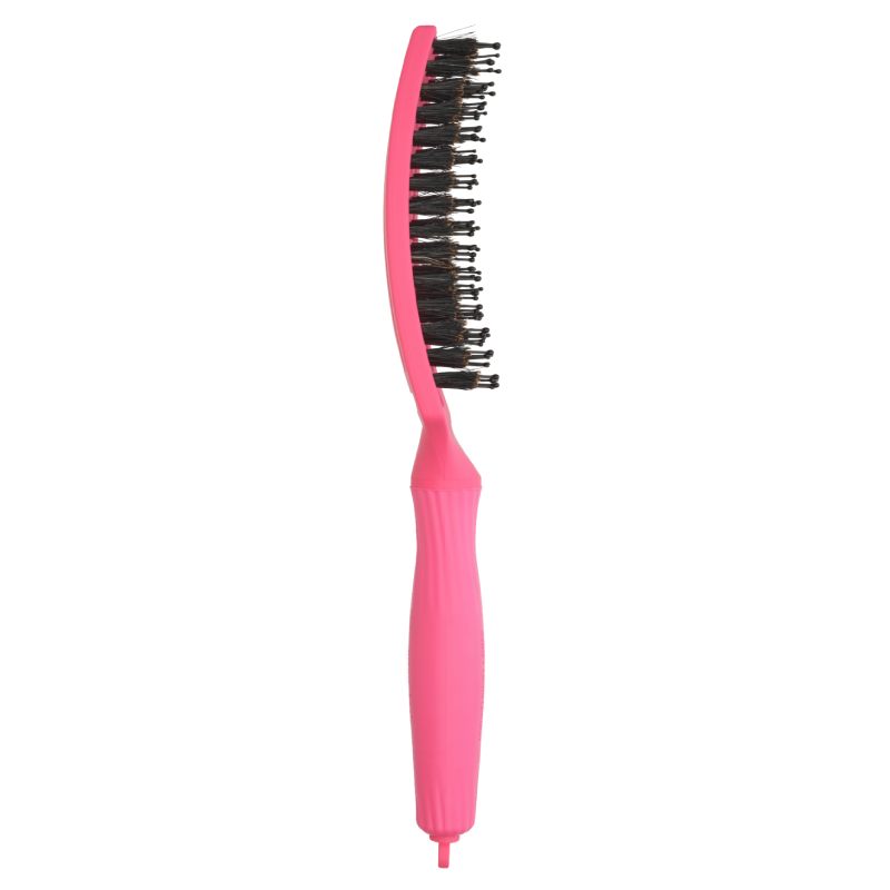 Olivia Garden Fingerbrush Boar & Nylon Hot Pink Medium
