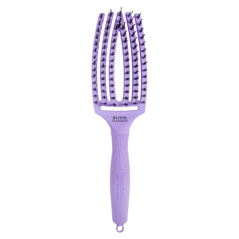 Olivia Garden Fingerbrush Boar & Nylon Lavender Medium