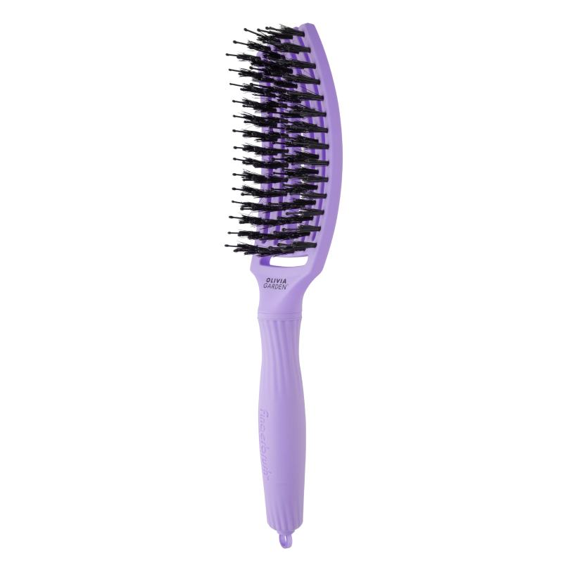 Olivia Garden Fingerbrush Boar & Nylon Lavender Medium