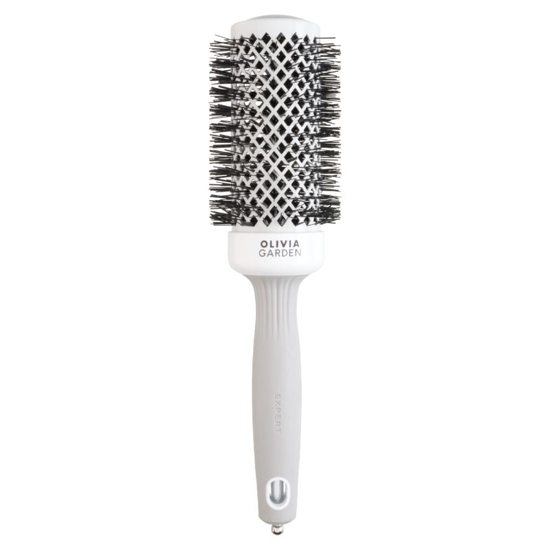 Olivia Garden Expert Blowout Shine White & Grey Brush 45