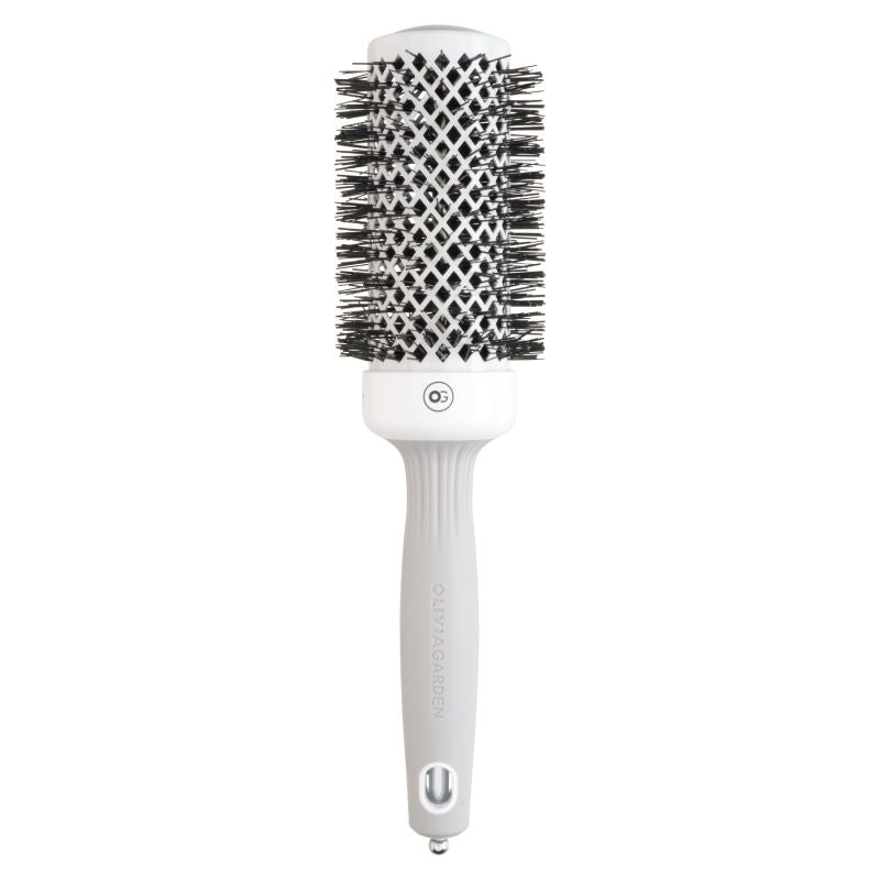 Olivia Garden Expert Blowout Shine White & Grey Brush 45