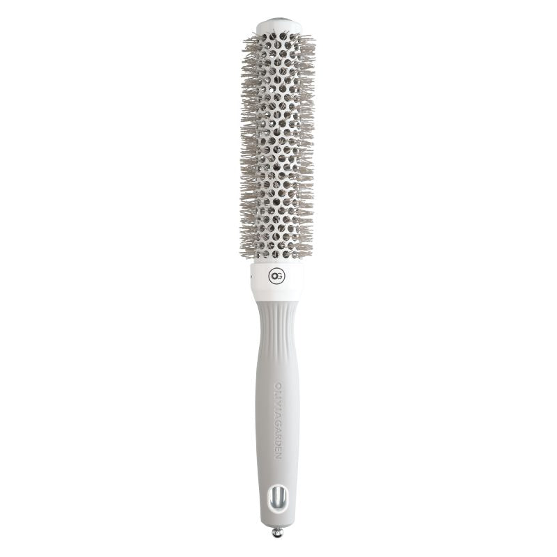 Olivia Garden Expert Blowout Speed Wavy Bristles White & Grey Brush 25