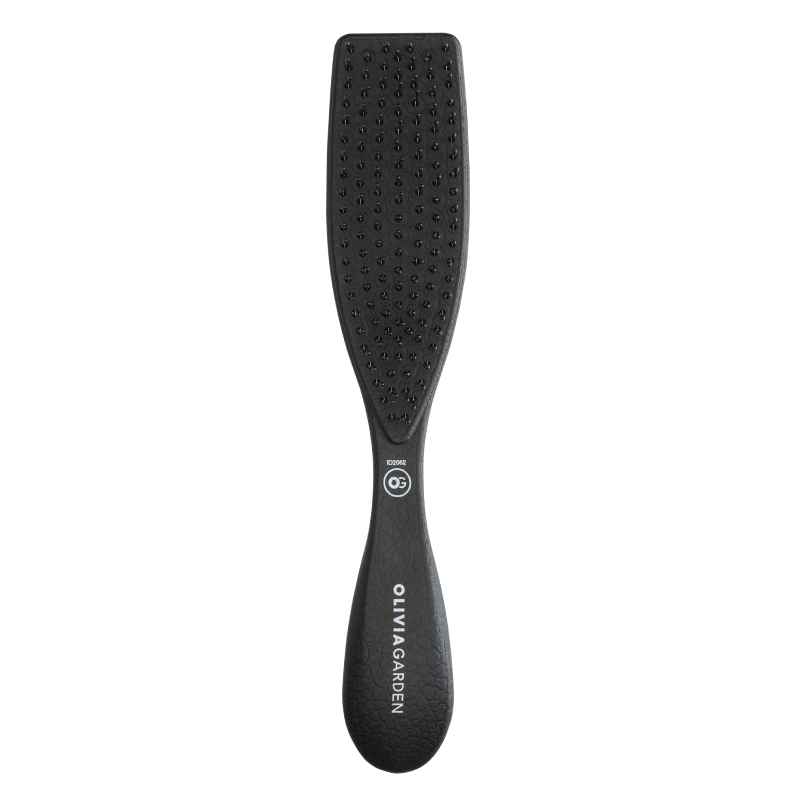 Olivia Garden Essential Style Blend Medium Hair Memory Flex Bristles Brush Black