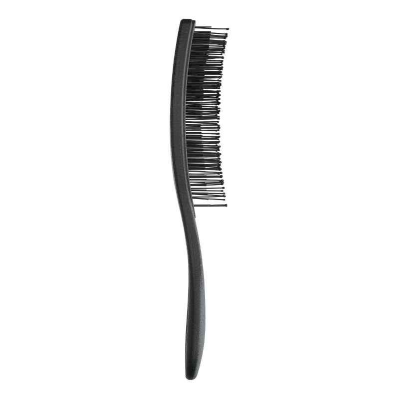 Olivia Garden Essential Style Blend Medium Hair Memory Flex Bristles Brush Black