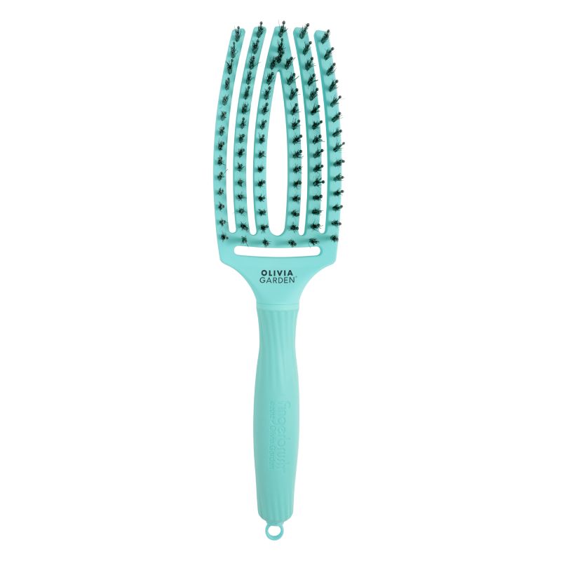 Olivia Garden Fingerbrush Boar & Nylon Mint Medium