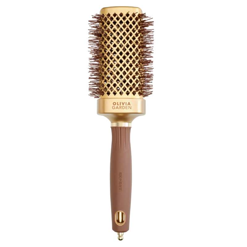 Olivia Garden Blowout Straight Wavy Bristles Gold & Brown Brush 50