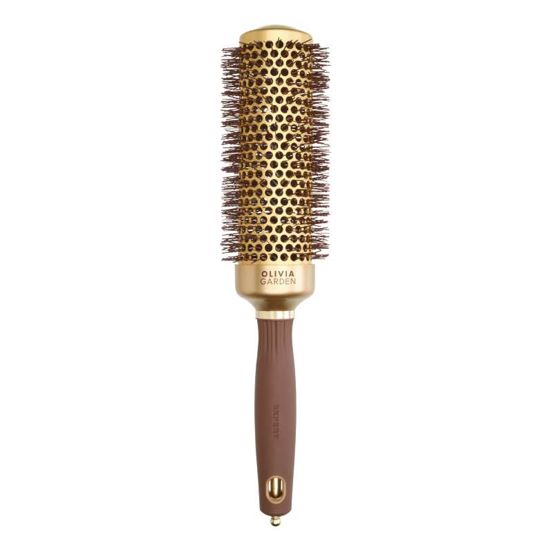 Olivia Garden Expert Blowout Speed Wavy Bristles Gold & Brown 45
