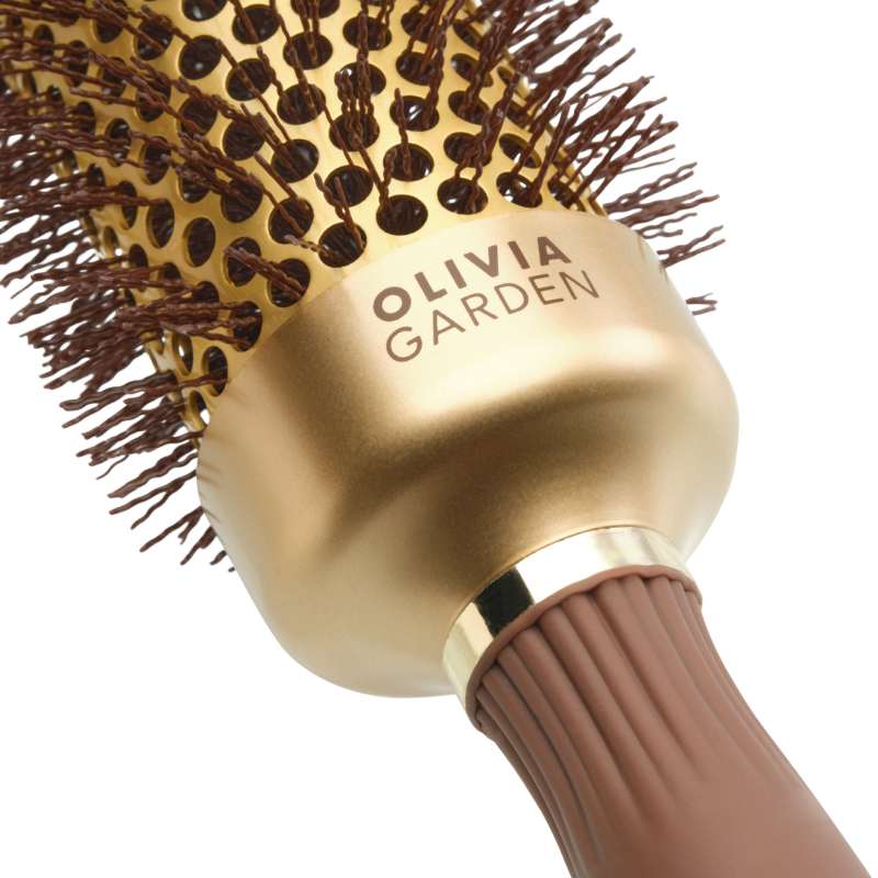 Olivia Garden Expert Blowout Speed Wavy Bristles Gold & Brown 45