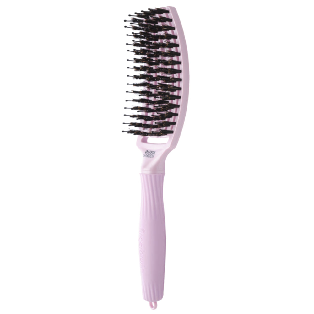Olivia Garden Fingerbrush Iconic Boar & Nylon Ethereal Lavender