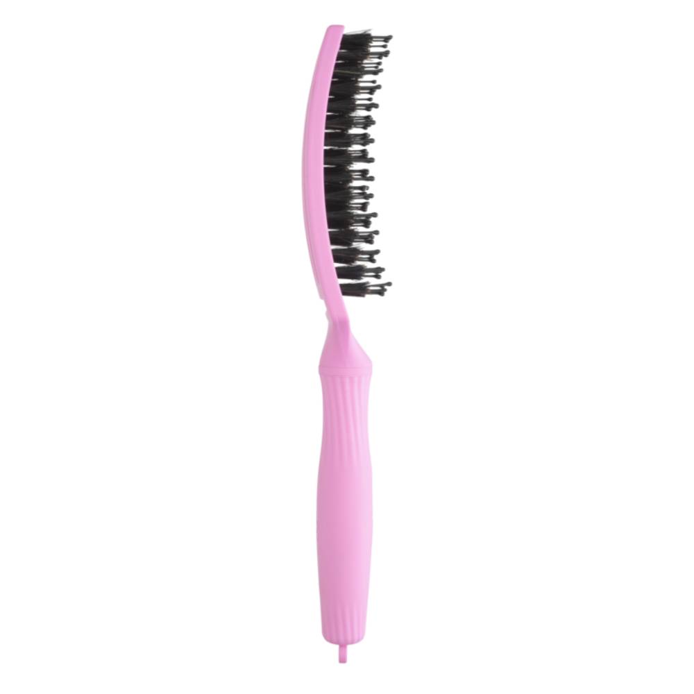 Olivia Garden Fingerbrush Boar & Nylon ThinkPink Pink Tokyo Medium