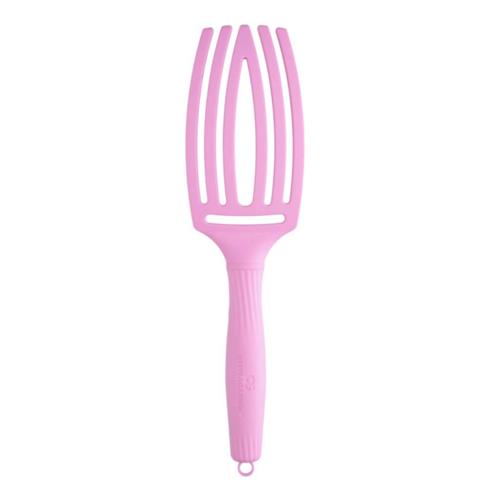 Olivia Garden Fingerbrush Boar & Nylon ThinkPink Pink Tokyo Medium