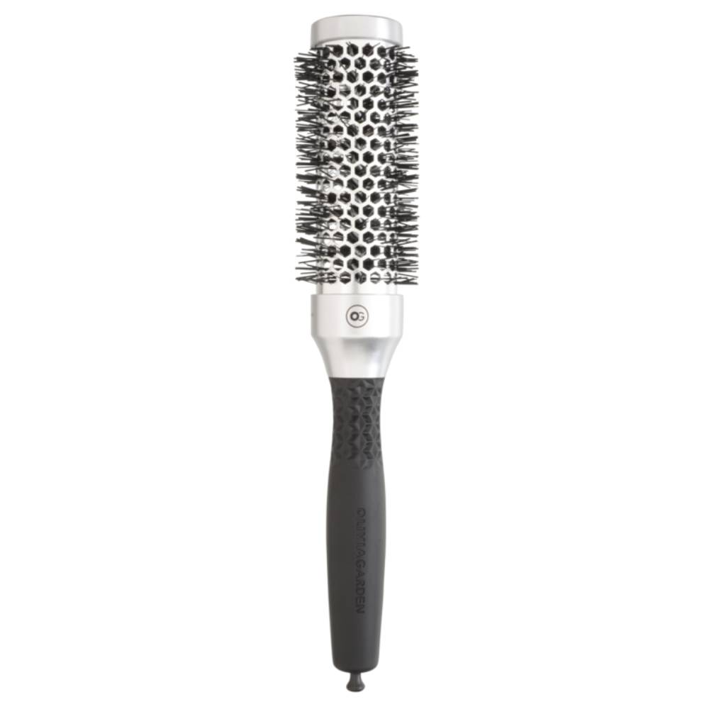Olivia Garden Essential Blowout Classic Silver Brush 35