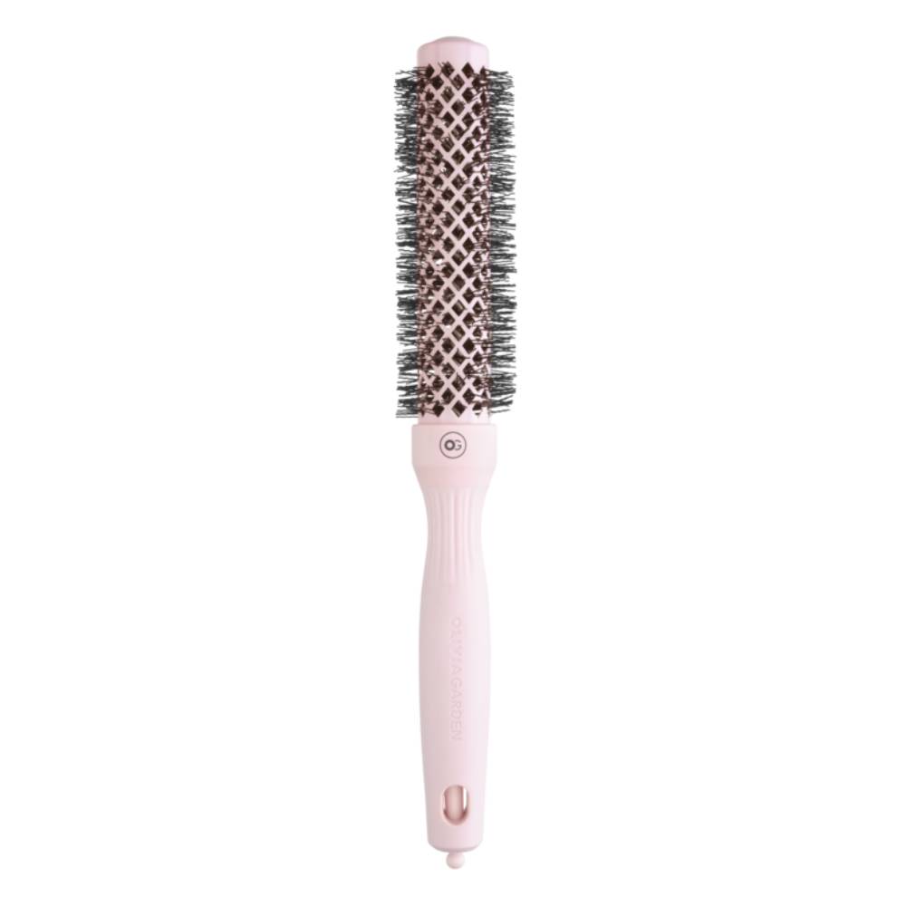 Olivia Garden Expert Blowout Speed Wavy Bristles Pastel Pink Brush 25