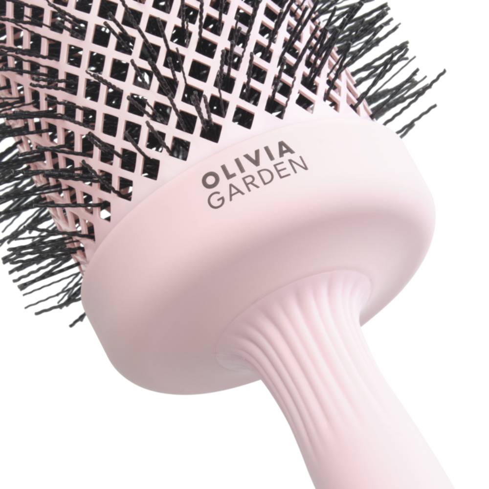Olivia Garden Expert Blowout Speed Wavy Bristles Pastel Pink Brush 65