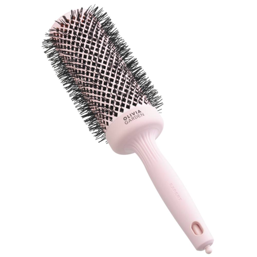 Olivia Garden Expert Blowout Speed Wavy Bristles Pastel Pink Brush 55
