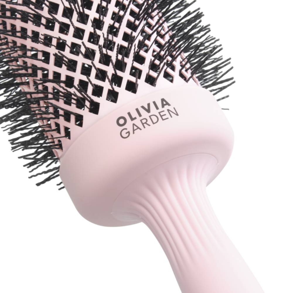 Olivia Garden Expert Blowout Speed Wavy Bristles Pastel Pink Brush 55