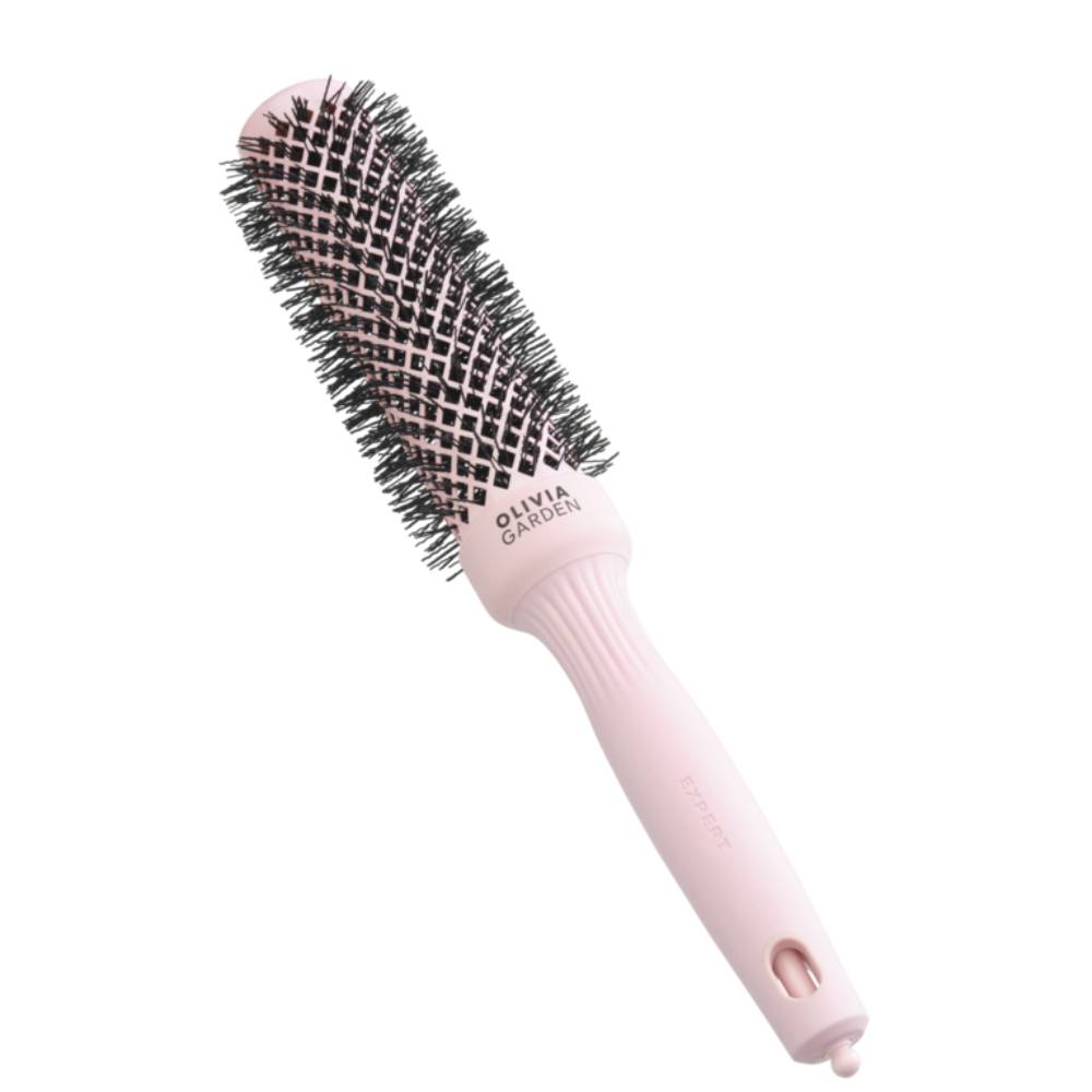 Olivia Garden Expert Blowout Speed Wavy Bristles Pastel Pink Brush 35