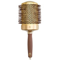 Olivia Garden Expert Blowout Shine Wavy Bristles Gold & Brown Brush 80