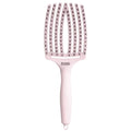 Olivia Garden Fingerbrush Iconic Boar & Nylon Pastel Pink Large