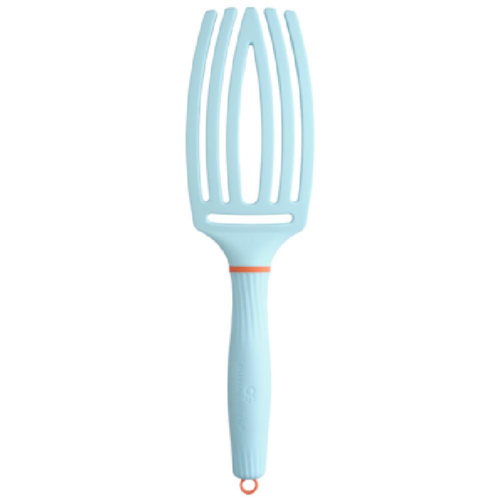 Olivia Garden Fingerbrush Boar & Nylon Inner Child Collection Bubble Blue