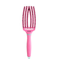 Olivia Garden Fingerbrush Boar & Nylon Inner Child Collection Lollipop Pink