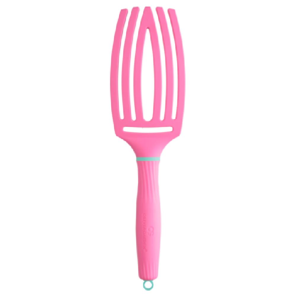 Olivia Garden Fingerbrush Boar & Nylon Inner Child Collection Lollipop Pink