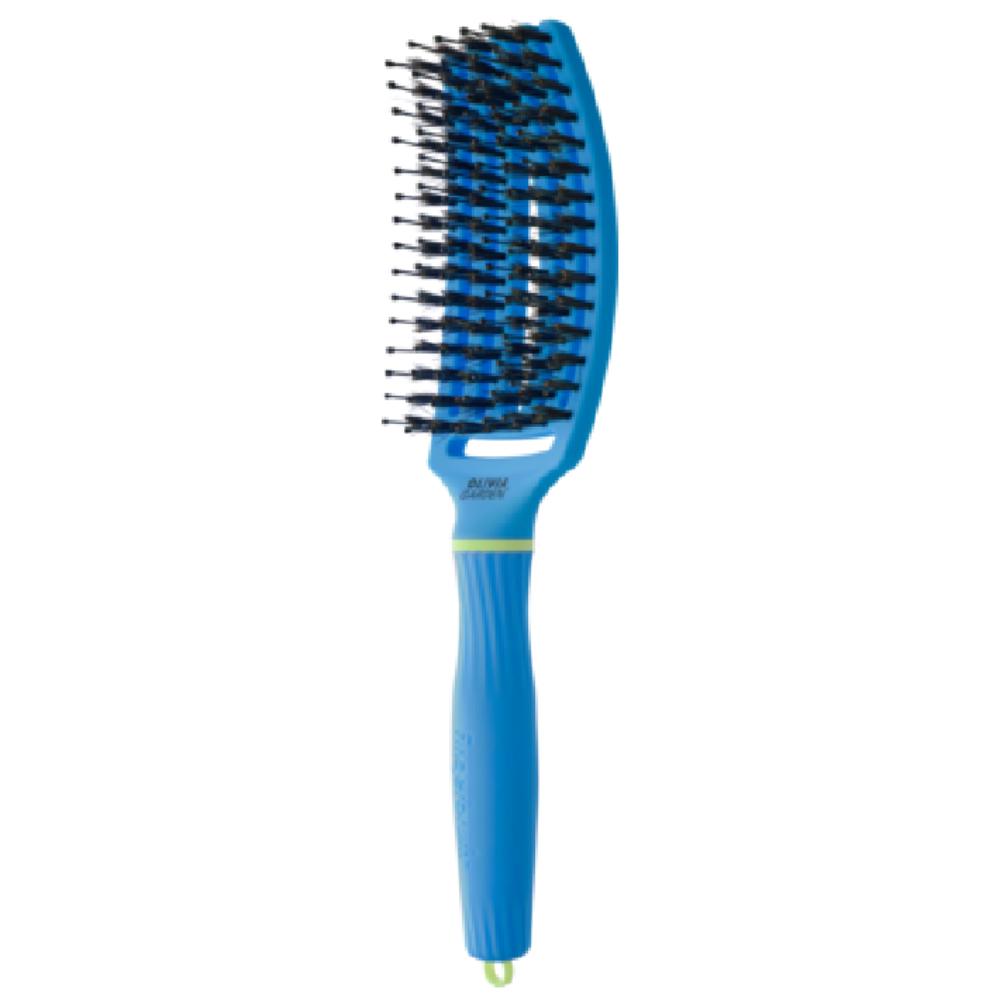 Olivia Garden Fingerbrush Boar & Nylon Inner Child Collection Turbo Blue