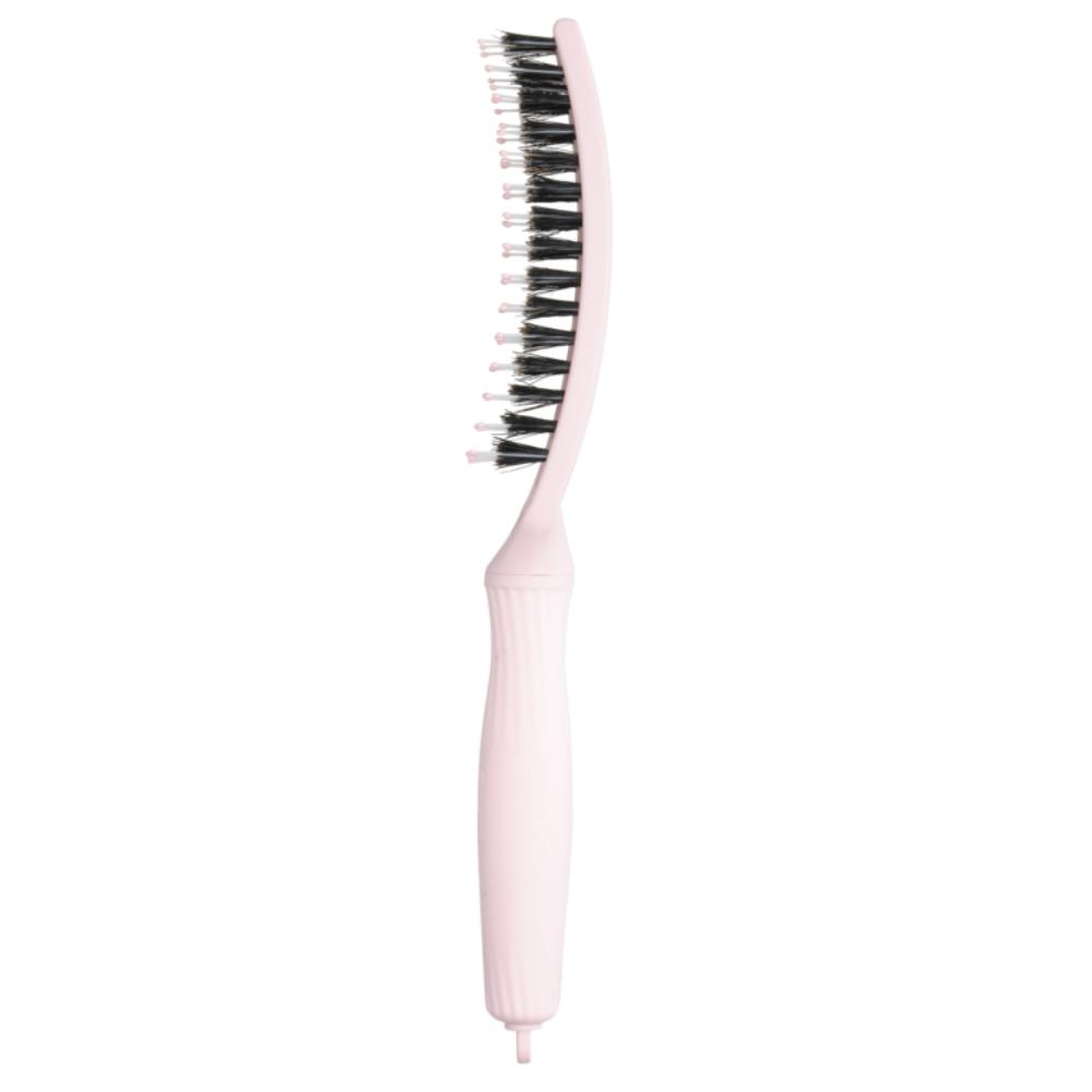 Olivia Garden Fingerbrush Boar & Nylon Pastel Pink Small