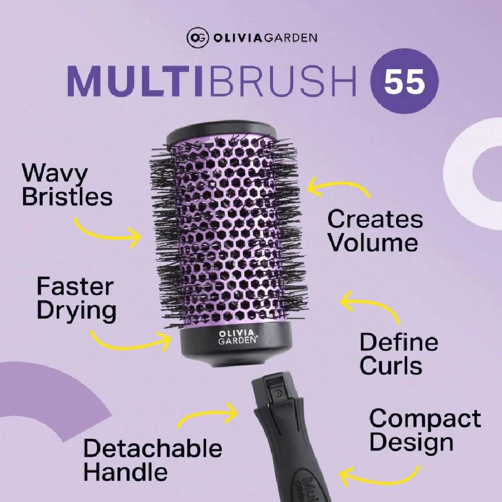 Olivia Garden Multibrush Curlers Kit 55
