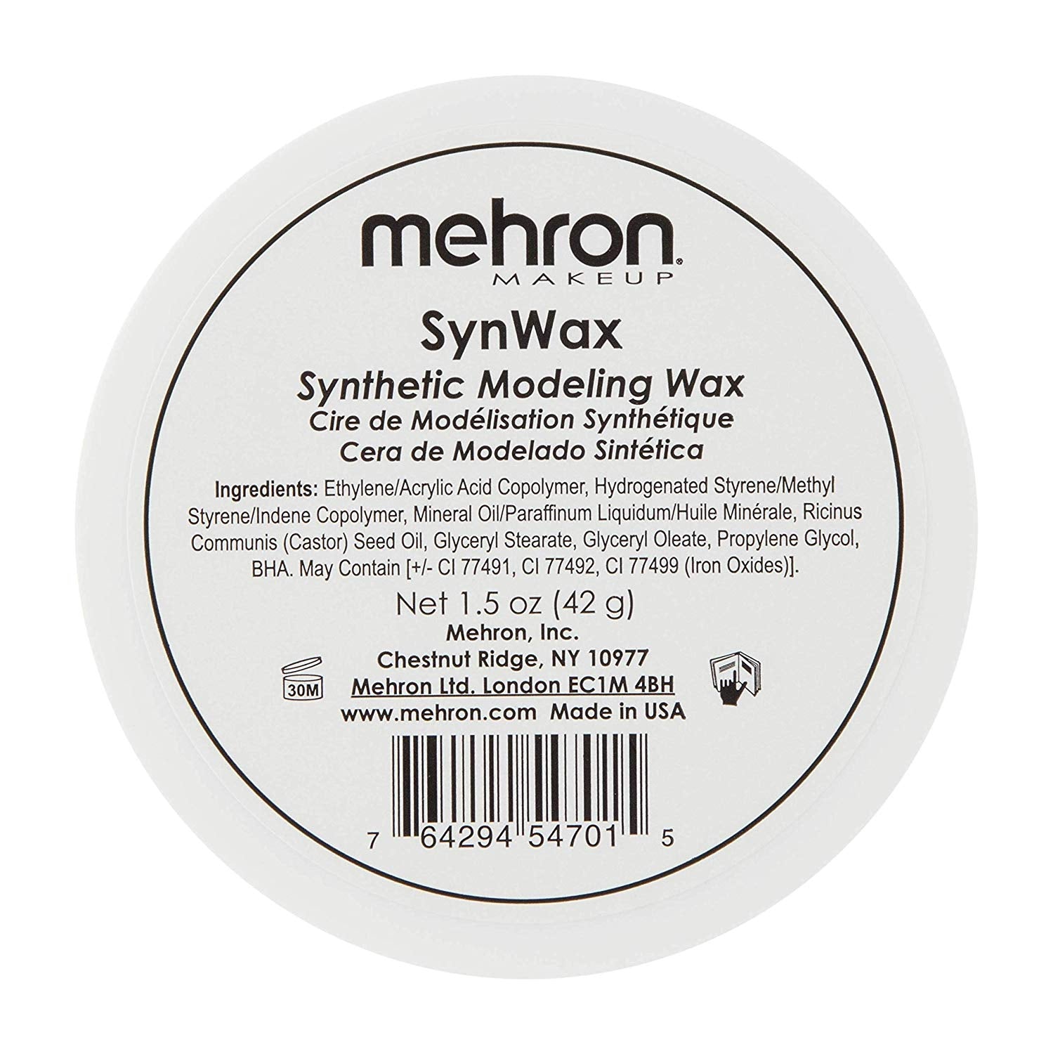 Mehron Synwax Professional Synthetic Wax
