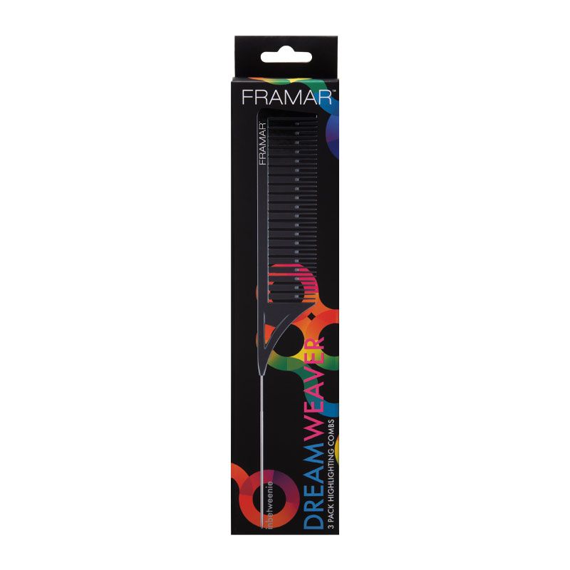 Framar Dream Weaver Highlighting Combs Black (3)