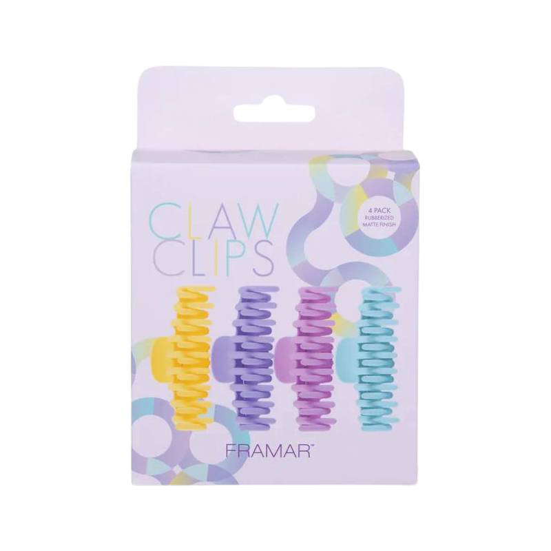 Framar Claw Clips Pastel (4)
