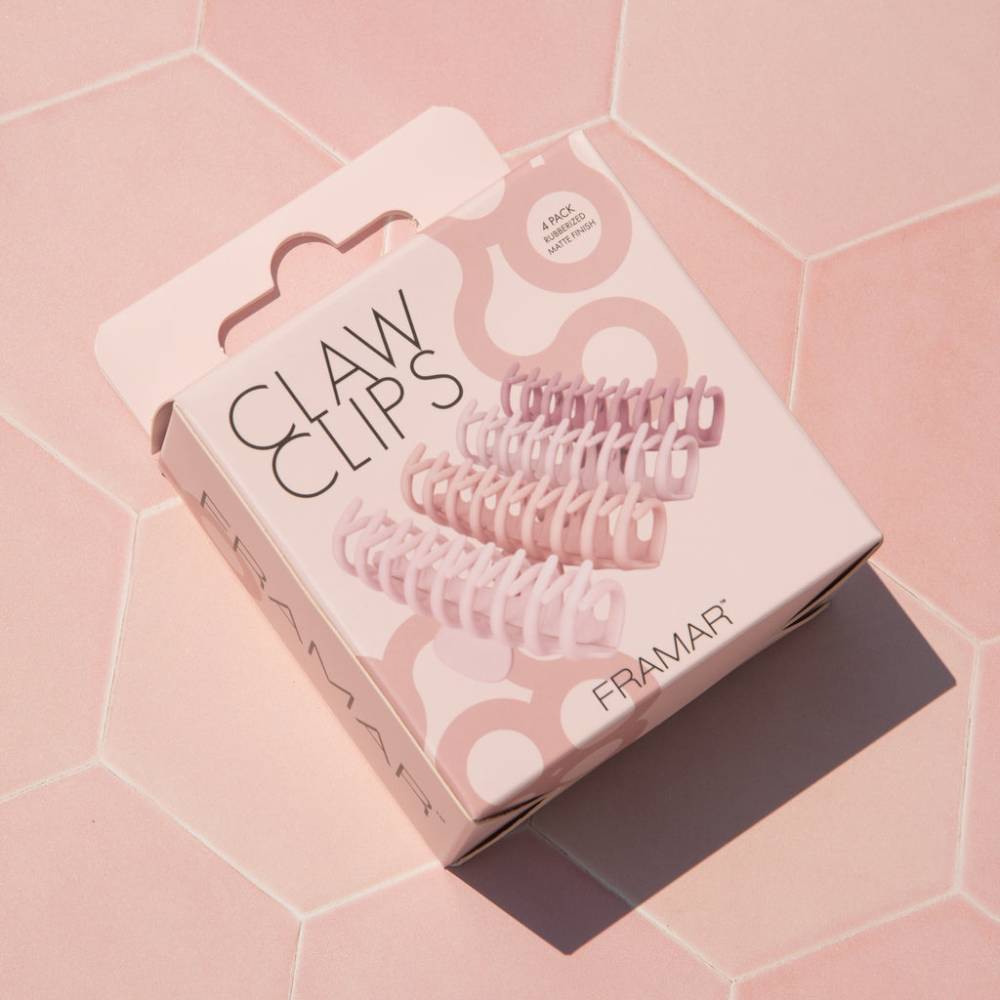 Framar Claw Clips Blush